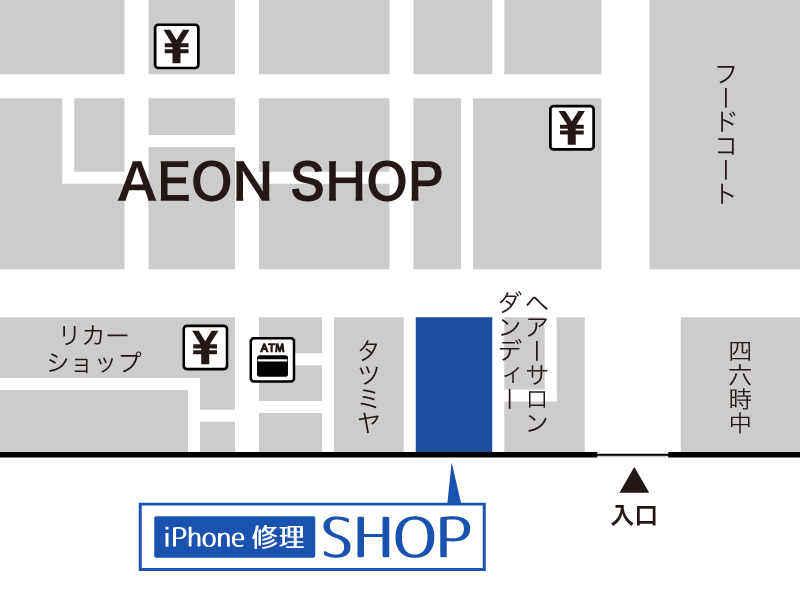 イオンスーパーセンター盛岡渋民店フロアマップ