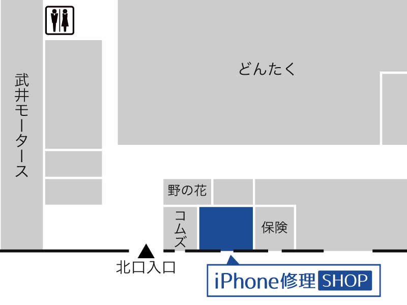 ナッピィモール七尾店フロアマップ